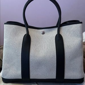 Hermes Garden Party 36 - Ecru/Noir